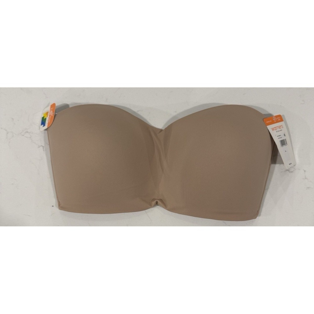 Warners Women's Size XL Easy Does It Comfort RY0161A Bra Beige Wireless NWT